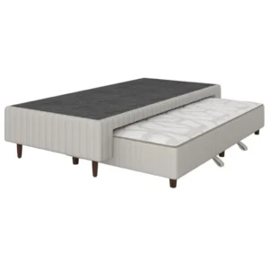 Base Box Solteiro com Cama Auxiliar Premium 37x198x108cm Plumatex