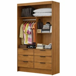 Closet Solteiro Sevilha 6 Gavetas Carioca