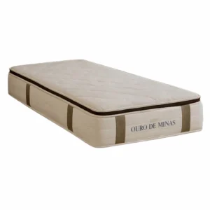 Colchão Ouro de Minas Solteiro com Molas Ensacadas 32x188x88cm Colchominas