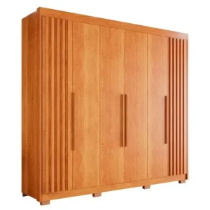 Guarda Roupa Granada Casal 6 Portas 6 Gavetas Ripado Salleto