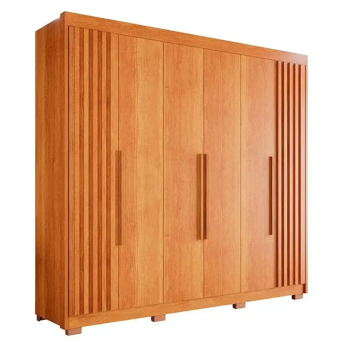 Guarda Roupa Granada Casal 6 Portas 6 Gavetas Ripado Salleto