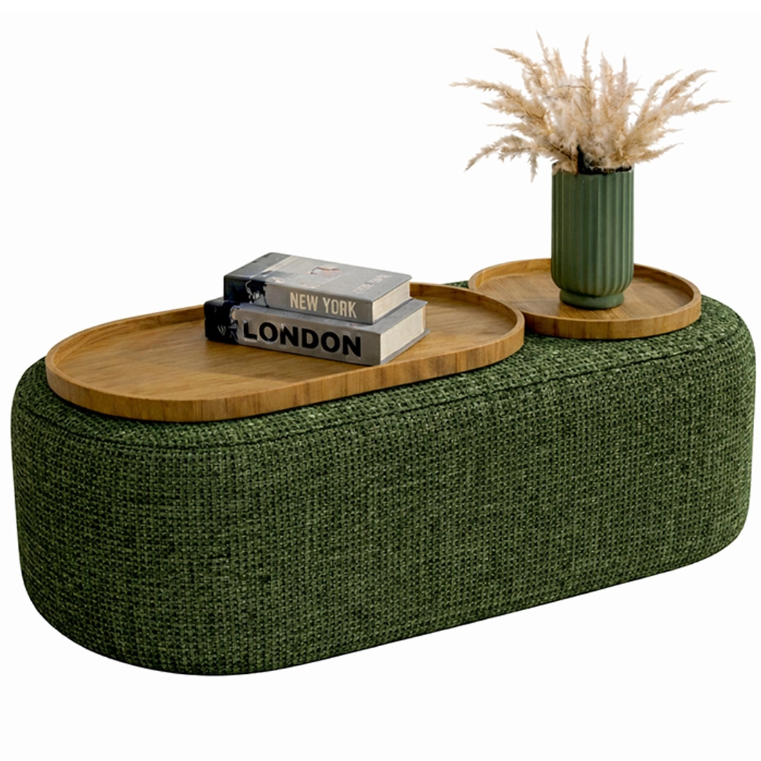 Mesa de Centro Madrid Tecido Linhão House Decor - Imagem 7