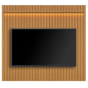 Painel Tucuma Ripado 180cm com Prateleira e Led Jb Bechara