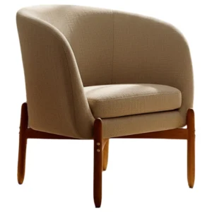 Poltrona Decorativa Vancouver em Linho House Decor