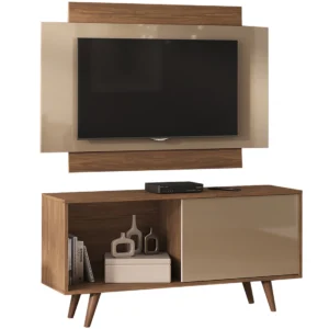 Rack com Painel Malaga para Tv Até 50 Polegadas 1 Porta Atualle