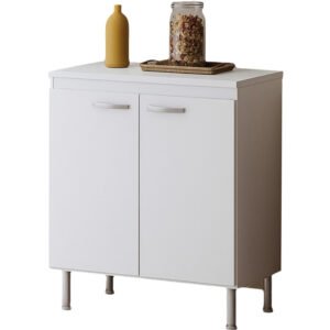 Balcão Cozinha Evidencia 80cm 2 Portas