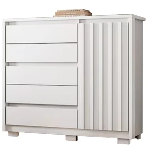 Cômoda Sapateira Duetto com 5 Gavetas e 1 Porta Albatroz