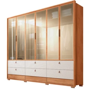 Guarda Roupa Evolution Casal com Led 6 Portas 9 Gavetas Caemmun