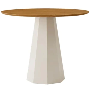 Mesa Isis Sem Vidro Redonda 100cm New Ceval