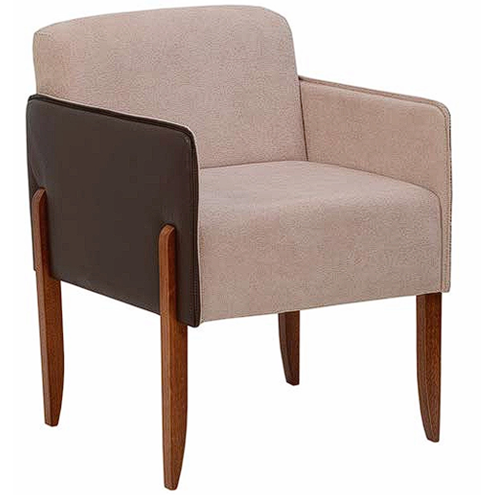 Poltrona Decorativa 040 em Linho Jc