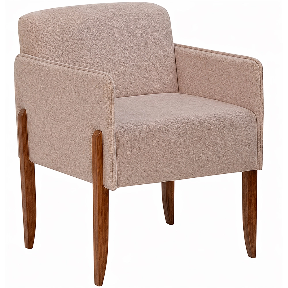 Poltrona Decorativa 040 em Linho Jc