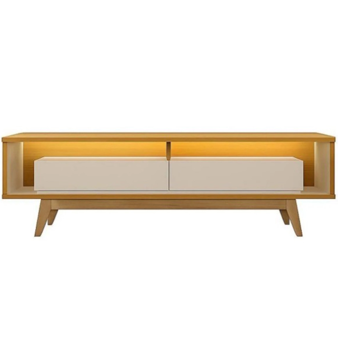 Rack Roma 180cm para Tv Até 65 Polegadas com Led e 2 Gavetas Rv Móveis