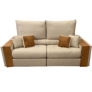 Sofá Sorrento 4 Lugares Retrátil e Reclinável Tecido Linho 230cm Innove