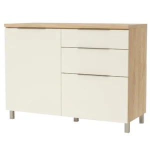 Balcão Marquesa 120cm 1 Porta 3 Gavetas Nesher