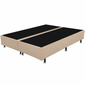 Base Box Bipartida King em Veludo Universal 37x203x193cm