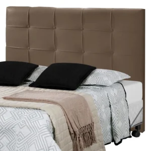 Cabeceira Hadassa Queen em Suede Ra