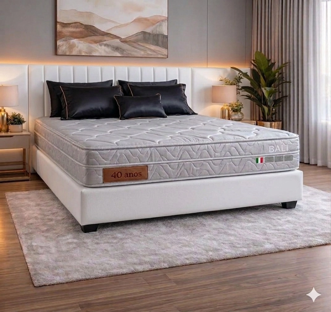 Colchão Bali Casal Molas Ensacadas 30x188x138cm Bianchi - Imagem 3