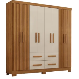 Guarda Roupa Itapema Atualle Casal 8 Portas 4 Gavetas