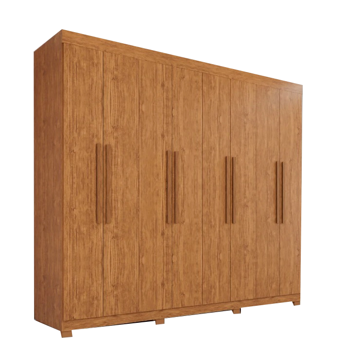 Guarda Roupa Milano Casal 8 Portas 4 Gavetas Imop