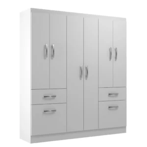 Guarda Roupa New Hercules Casal 8 Portas 2 Gavetas Evidencia