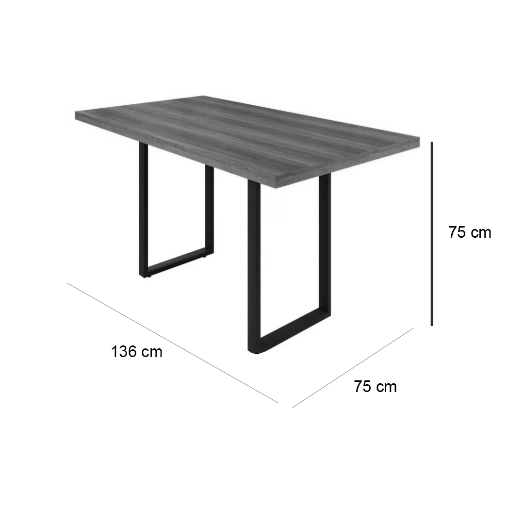 Mesa Mariana 136x75cm Paonanda - Imagem 2