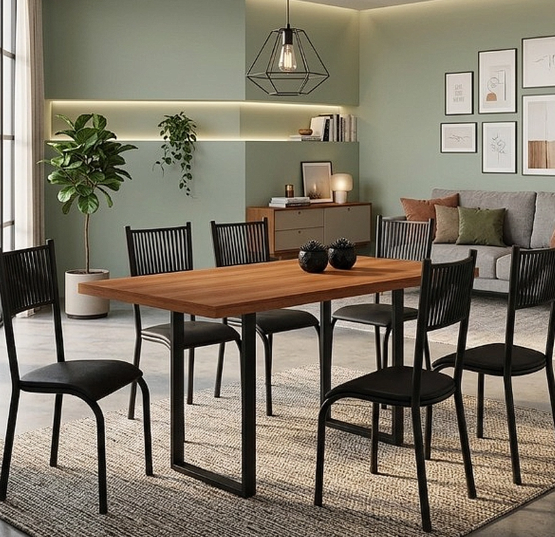 Mesa Mariana 136x75cm Paonanda - Imagem 3