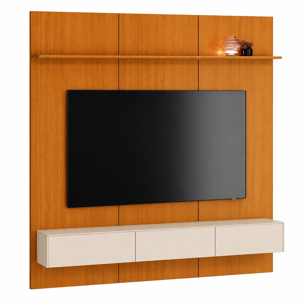Painel Avant 179cm com Nicho Dior para Tv Até 75 Polegadas Edn