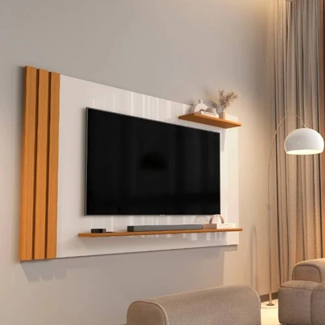 Painel Laus 149cm para Tv Até 43 Polegadas Edn - Imagem 3