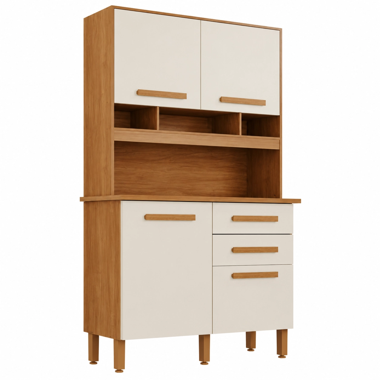 Armário de Cozinha Sofia Plus 4 Portas 2 Gavetas Imop