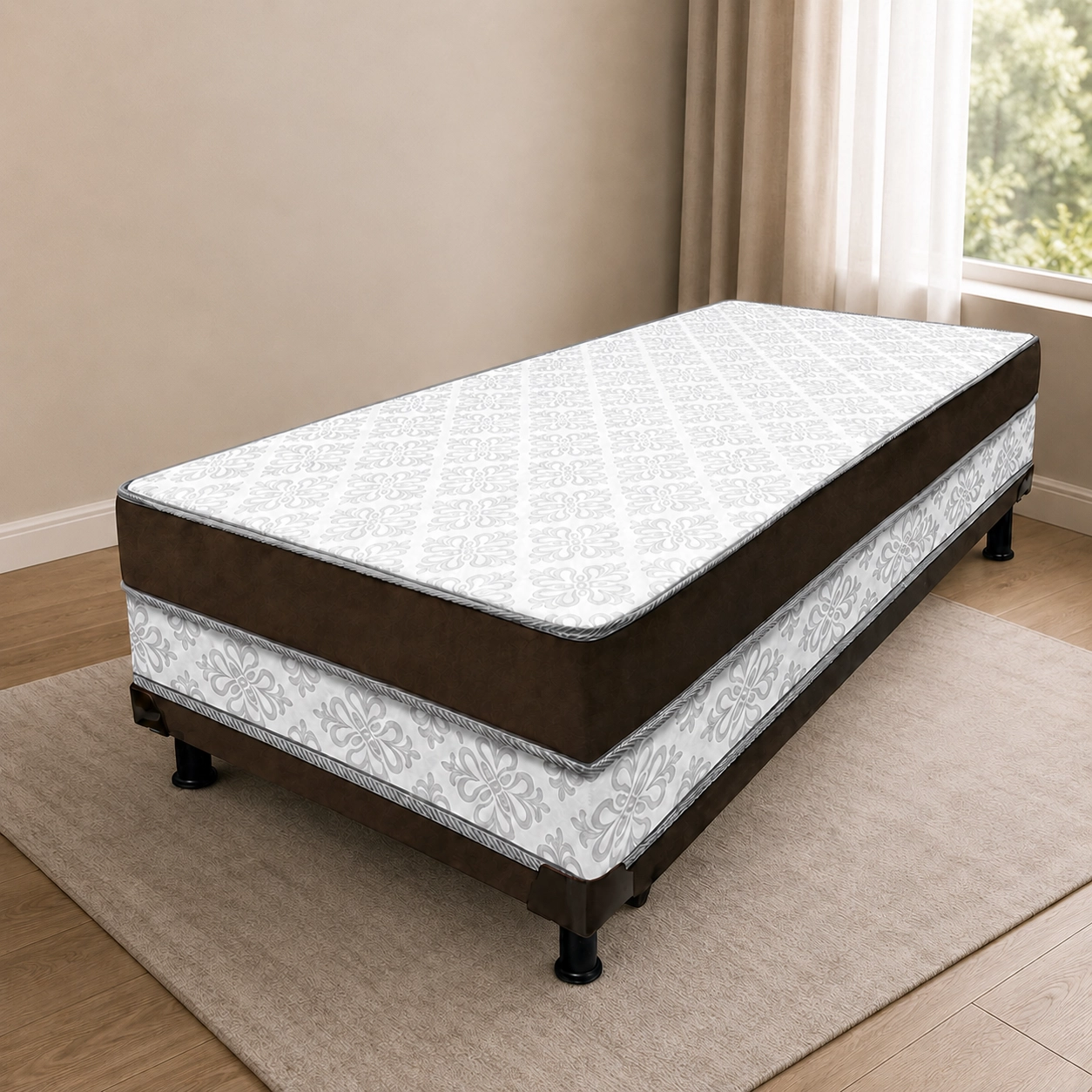 Cama Box Absolut Ortobello Solteiro Ortopédica 88x188x47cm - Imagem 3