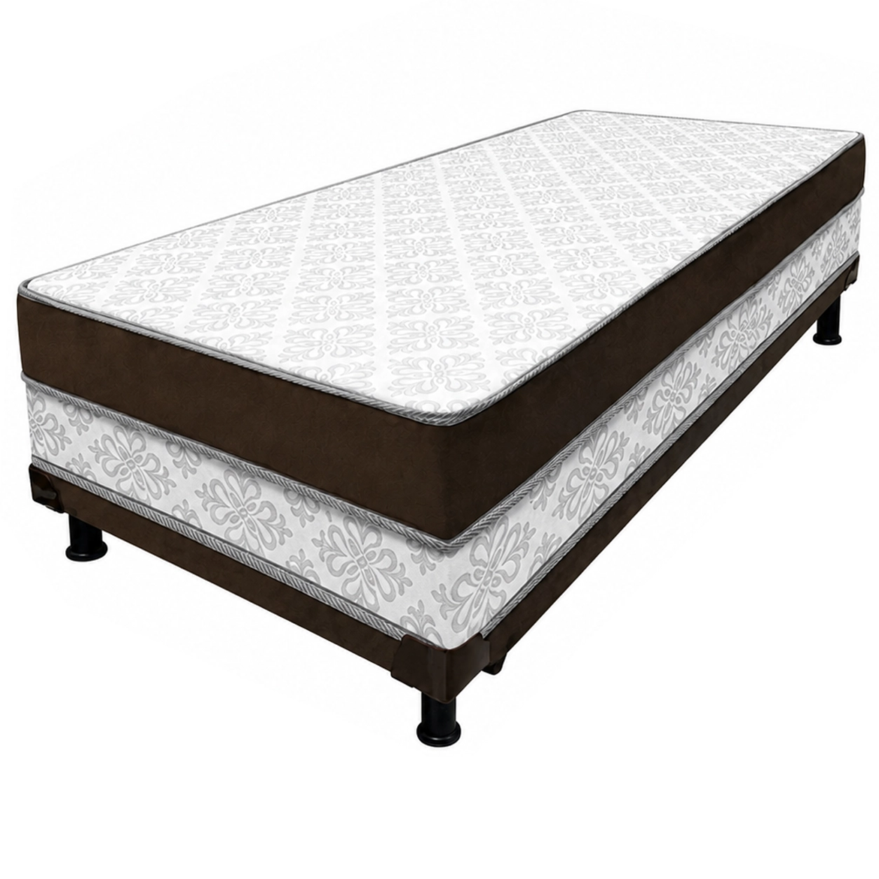 Cama Box Absolut Ortobello Solteiro Ortopédica 88x188x47cm
