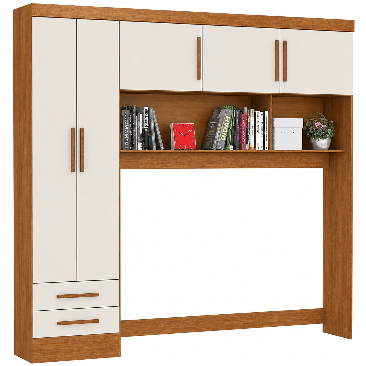 Guarda Roupa Modulado Carioca 5 Portas 2 Gavetas - Imagem 5