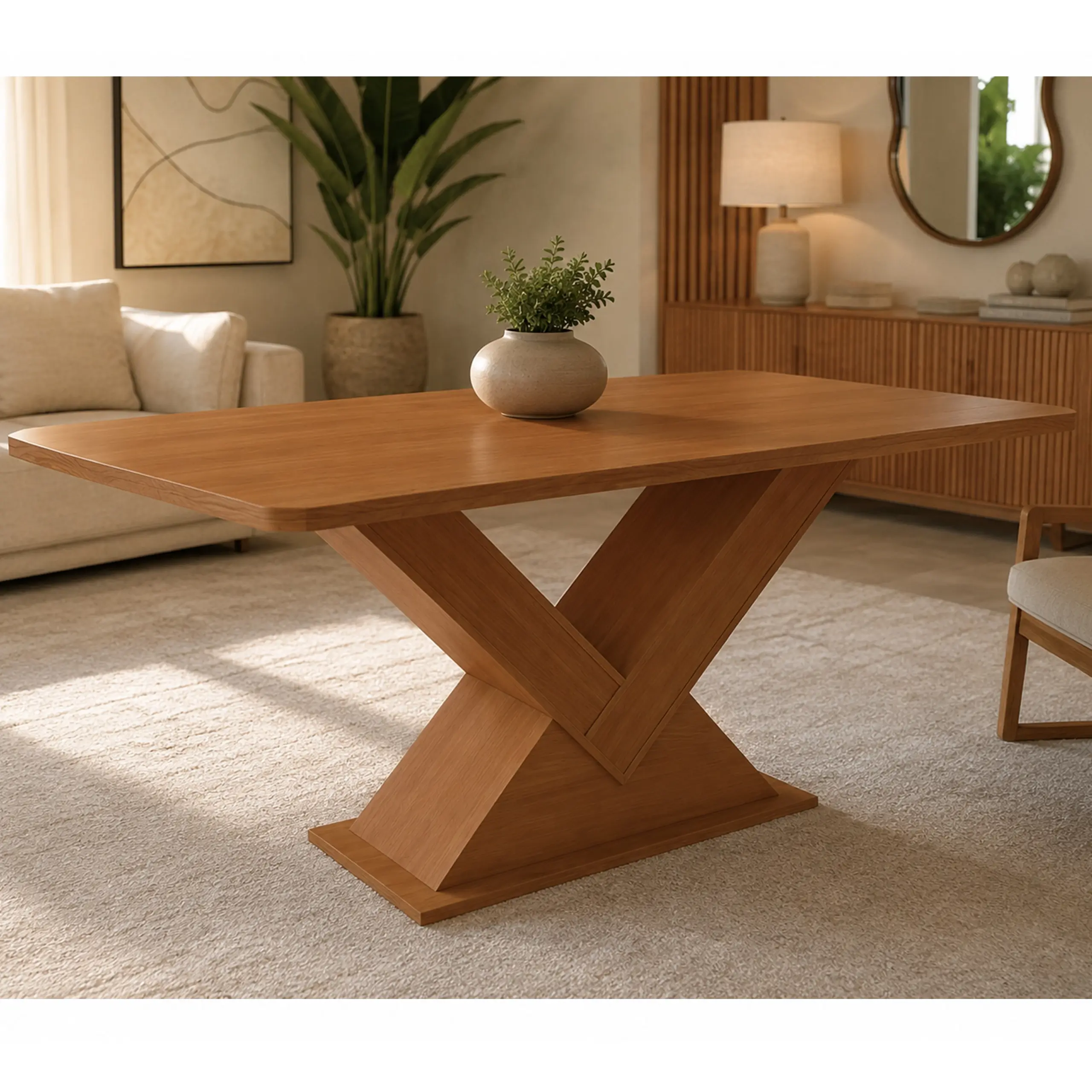Mesa Amora 160x90cm Sem Vidro Kappesberg - Imagem 3