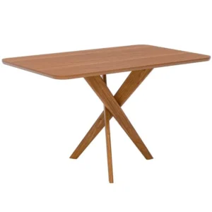 Mesa Cacau Sem Vidro 130x80cm Cimol