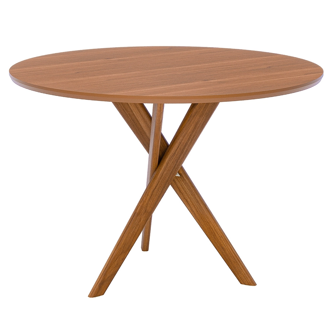 Mesa Cacau Sem Vidro Redonda 109cm Cimol