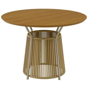 Mesa Roma Redonda 120cm com Corda Náutica Paonanda