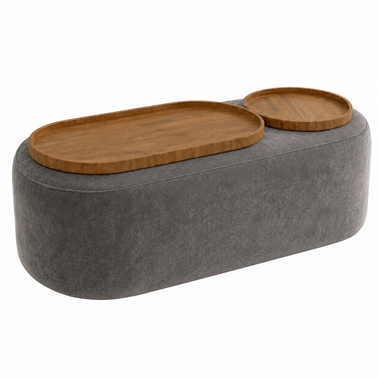Mesa de Centro Madrid em Veludo House Decor - Imagem 4