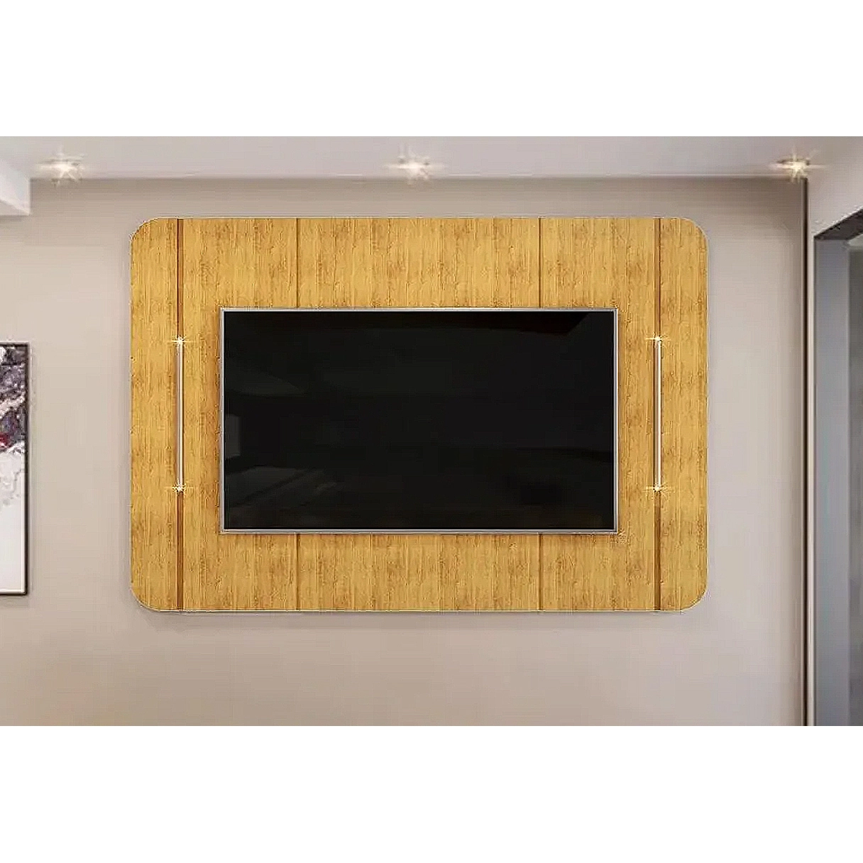 Painel Adele para Tv Até 65 Polegadas com Led e 2 Portas Dj - Imagem 3