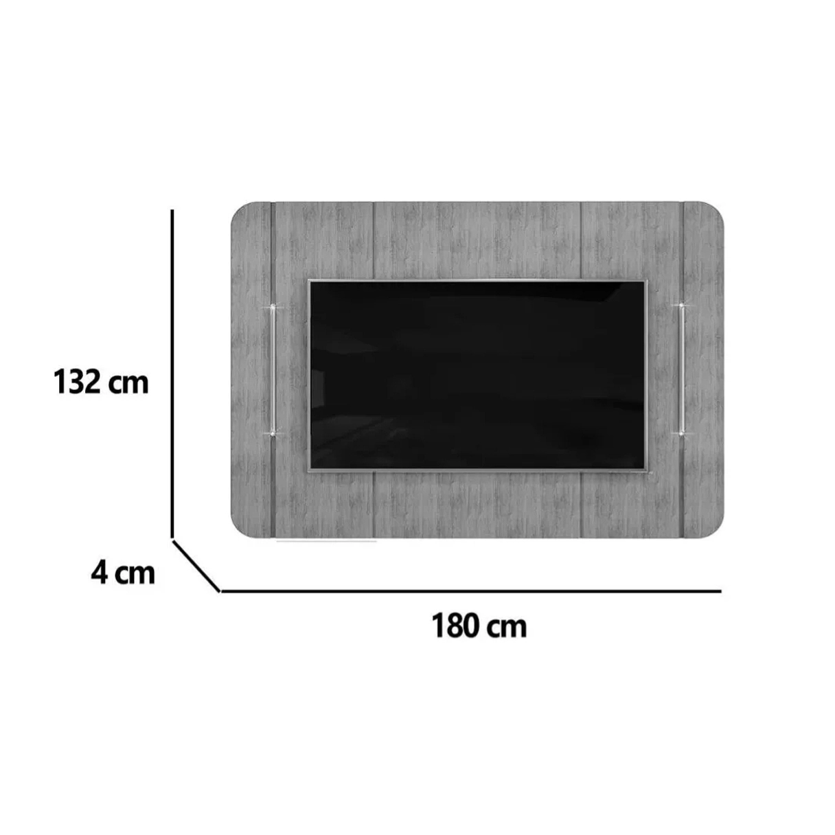 Painel Adele para Tv Até 65 Polegadas com Led e 2 Portas Dj - Imagem 2
