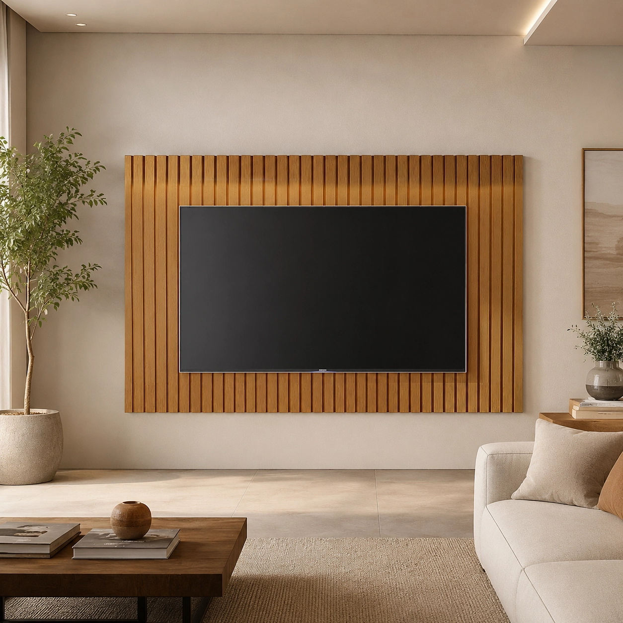 Painel Tucuma Ripado 2.3 Sem Prateleira Jb Bechara - Imagem 3