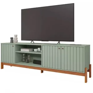 Rack Holanda 200cm para Tv Até 70 Polegadas Ripado 3 Portas Permobili