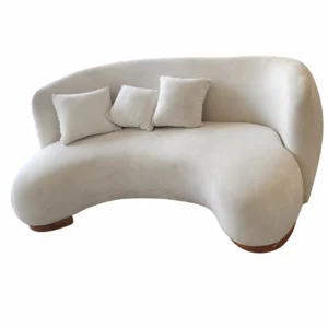 Sofá Orgânico Living Paris em Linho 3 Lugares com Molas Ensacadas 200cm House Decor