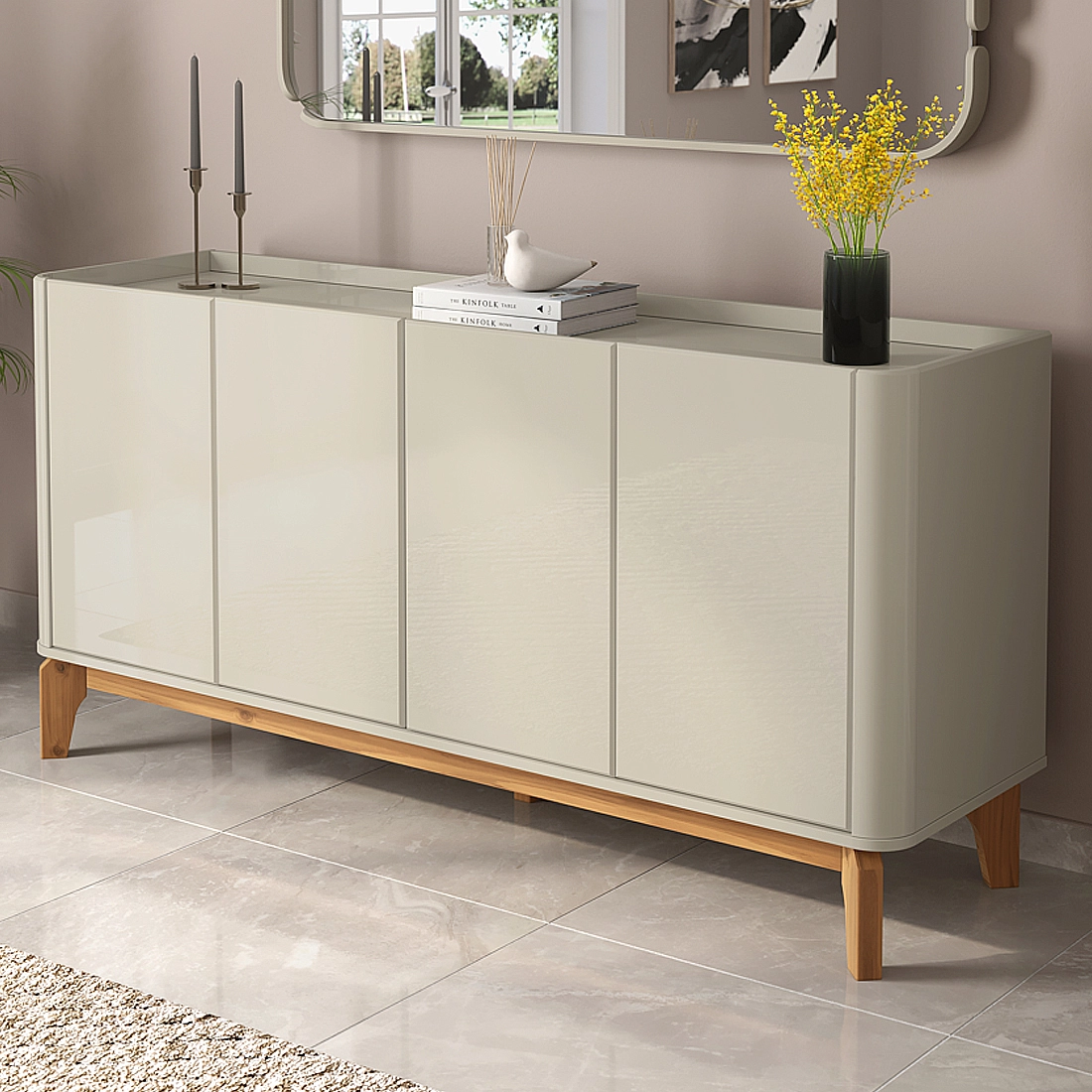 Buffet Flip 160cm Patrimar 4 Portas - Imagem 3