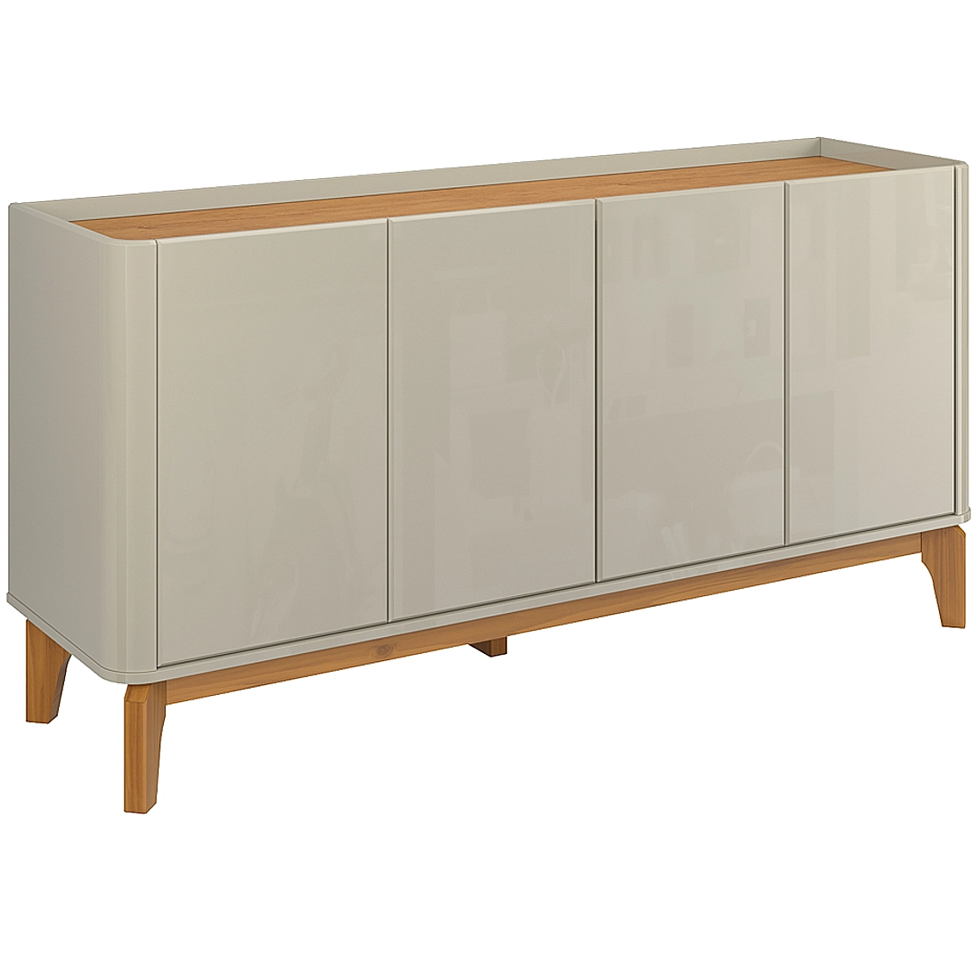 Buffet Flip 160cm Patrimar 4 Portas - Imagem 6