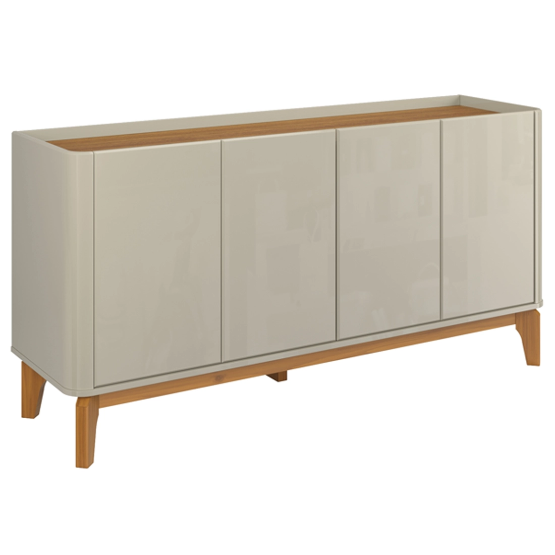 Buffet Flip 160cm Patrimar 4 Portas - Imagem 7