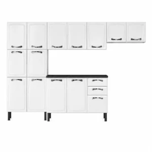 Cozinha New Premium Completa 4 Peças 14 Portas 2 Gavetas Itatiaia