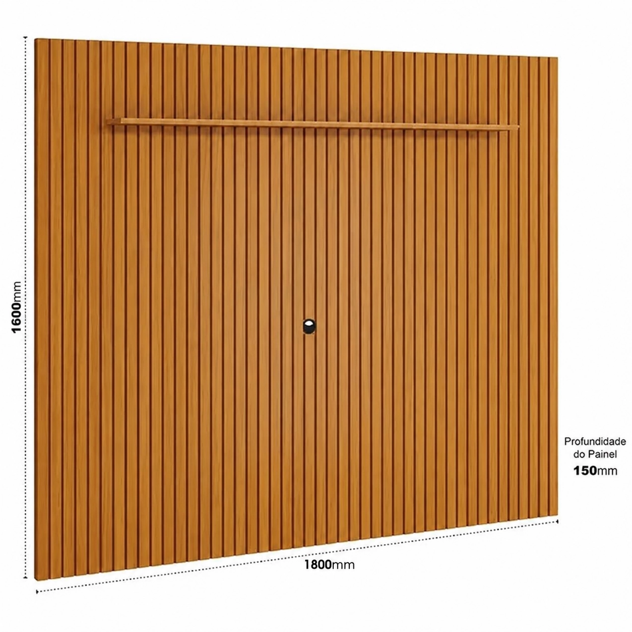 Painel Master 180cm para Tv Até 65 Polegadas Ripado Edn - Imagem 2
