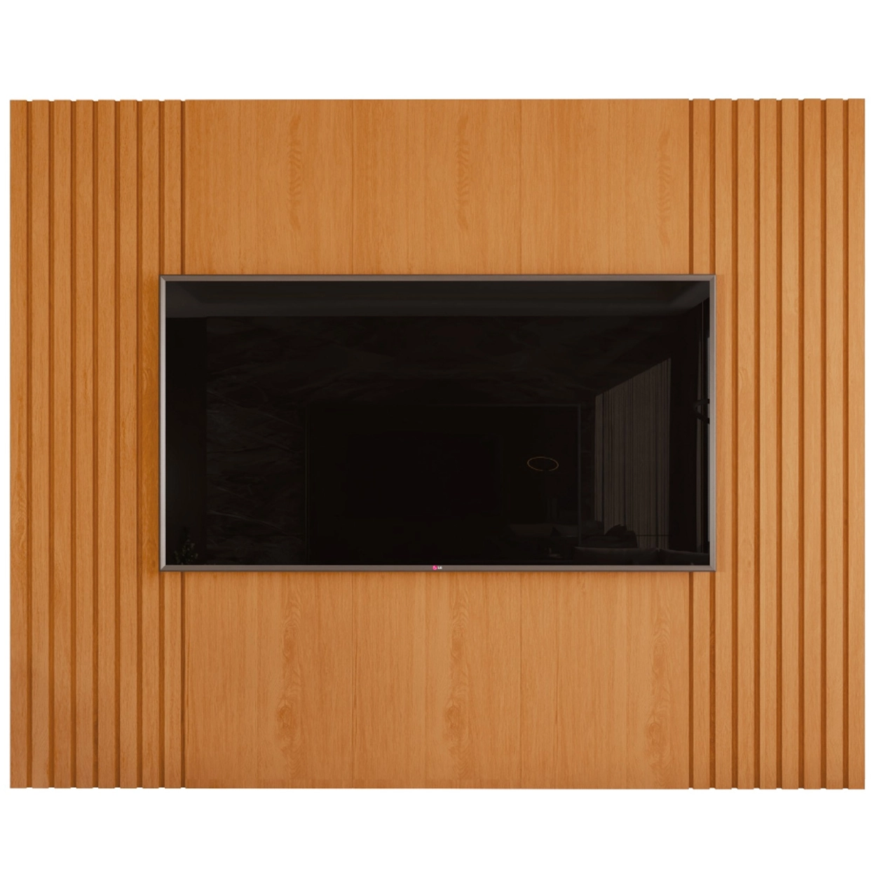 Painel Sierra 220cm para Tv Até 75 Polegadas Ripado Giga