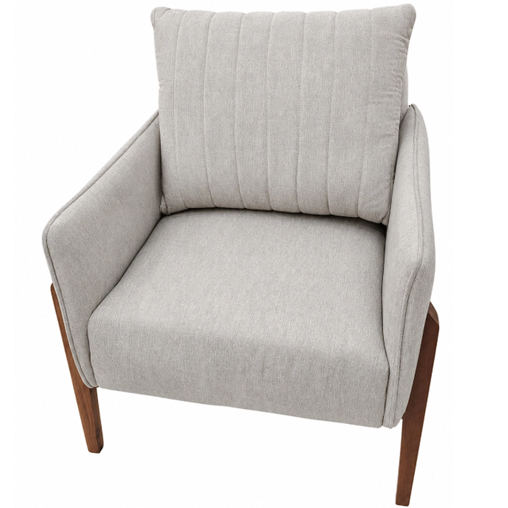 Poltrona Orion em Linho com Almofada Solta House Decor