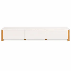Rack Monaco 220cm para Tv Até 72 Polegadas 3 Gavetas Giga